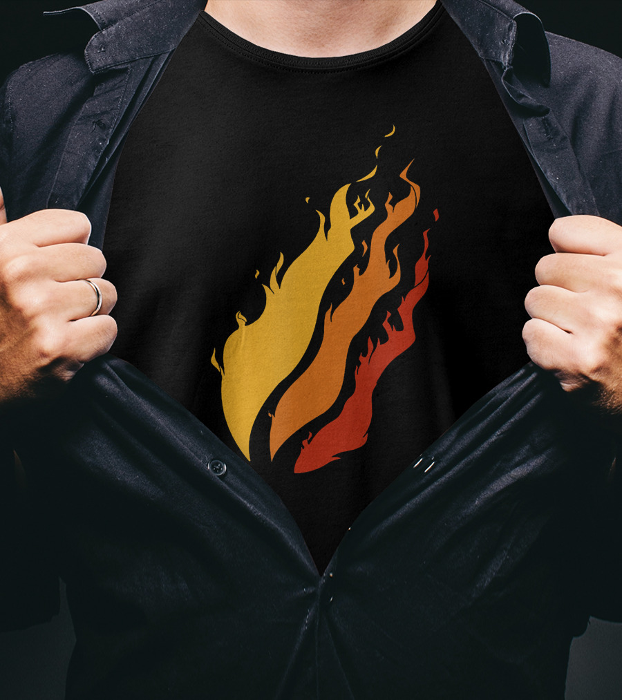 Vintage Fire Nation Flame Gamers T-Shirt