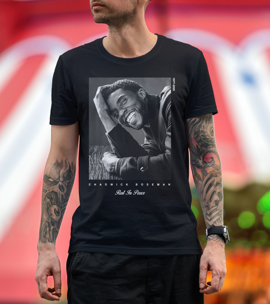Chadwick Boseman Rest in Peace 1977-2020 T-Shirt