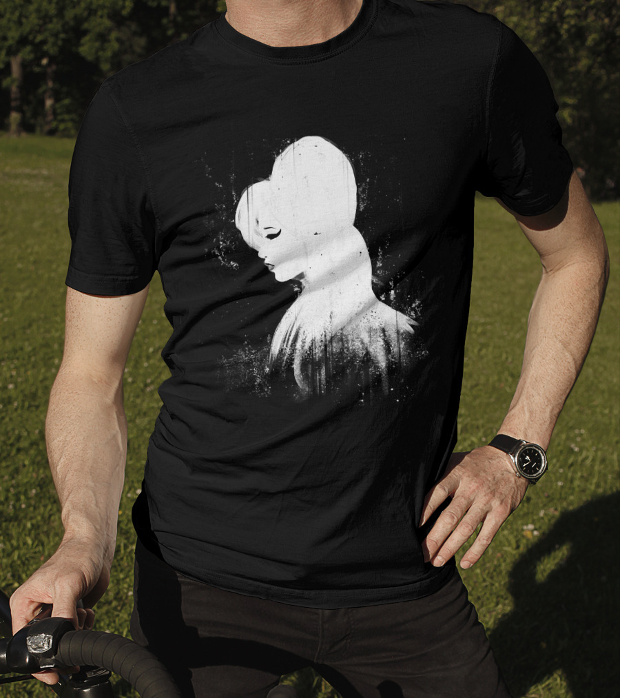 Amy Winehouse Back To Black Silhouette Iconic T-Shirt