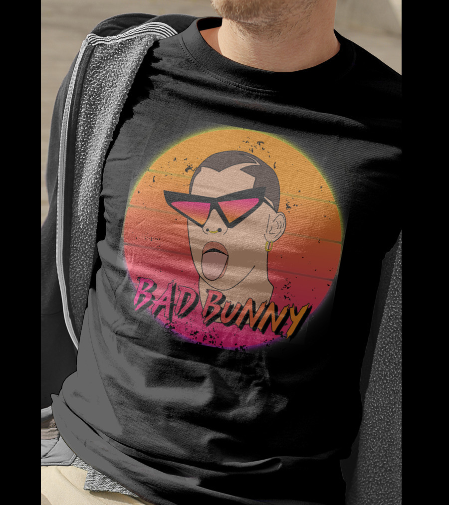 Bad Bunny Vintage Retro Essential Sunset T-Shirt