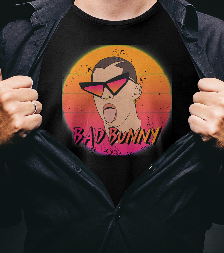 Bad Bunny Vintage Retro Essential Sunset T-Shirt