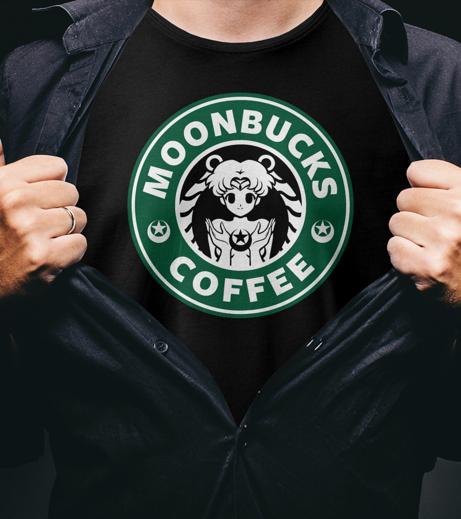 Moonbucks Coffee Sailor Moon Starbucks T-Shirt