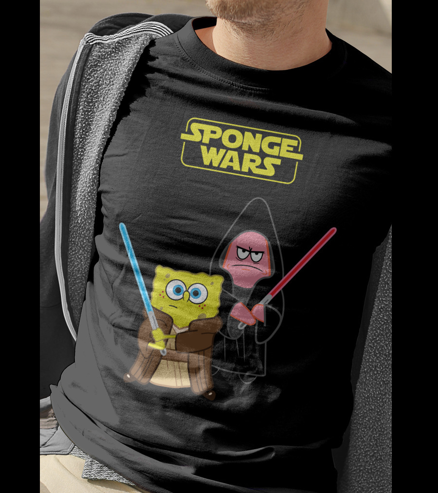 SpongeBob SquarePants Patrick Star Sponge Wars T-Shirt