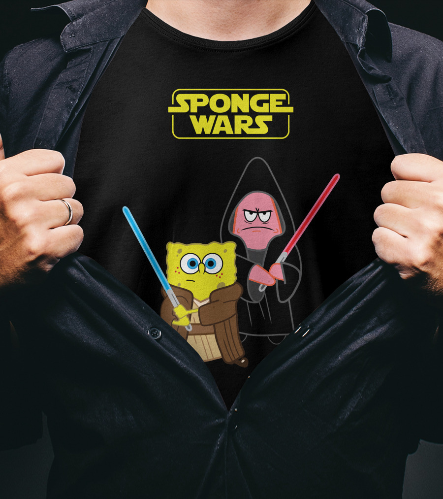 SpongeBob SquarePants Patrick Star Sponge Wars T-Shirt