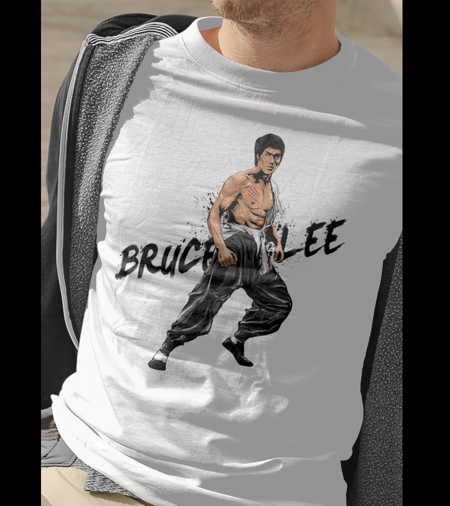 Bruce Lee Martial Arts Stance T-Shirt