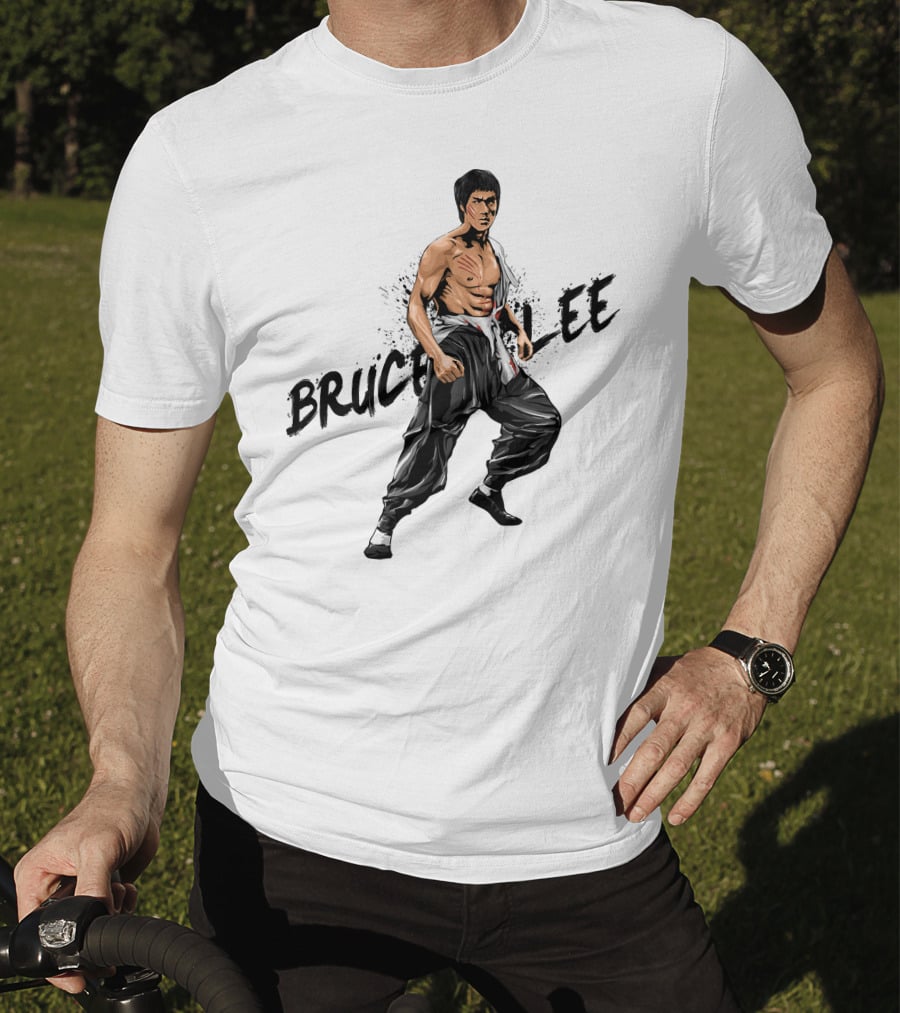 Bruce Lee Martial Arts Stance T-Shirt