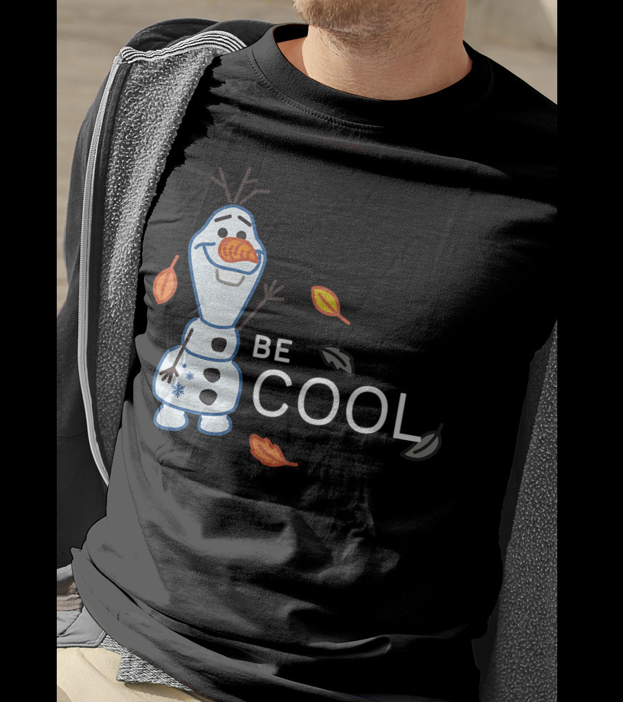 Disney Frozen 2 Olaf Be Cool Fall Leaves T-Shirt