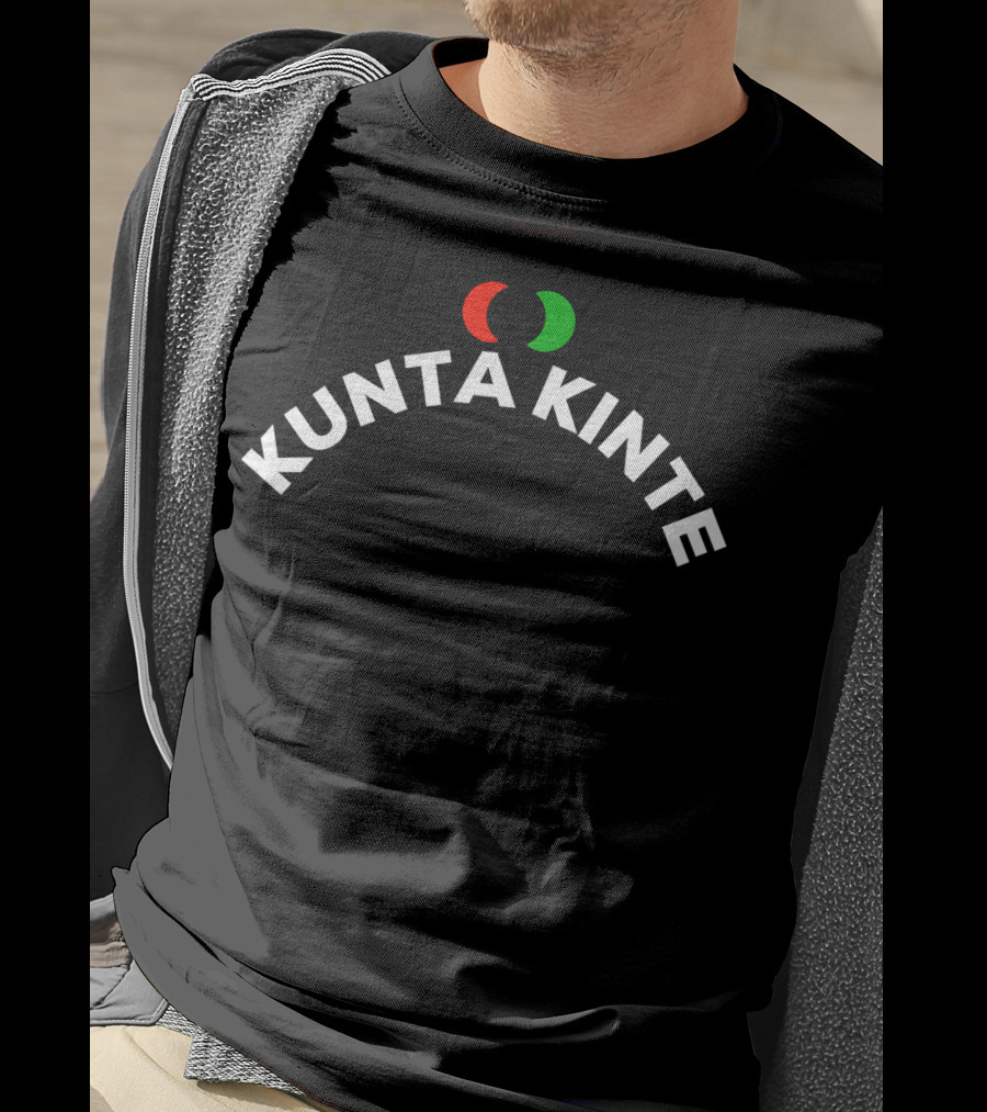 Kunta Kinte Black Power Red Black Green Circles T-Shirt