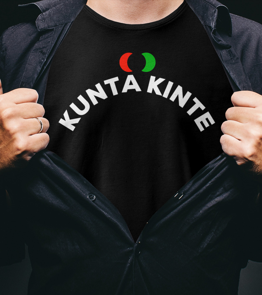 Kunta Kinte Black Power Red Black Green Circles T-Shirt