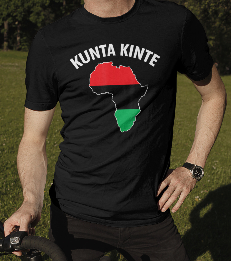 Kunta Kinte African Color Map Of Africa T-Shirt