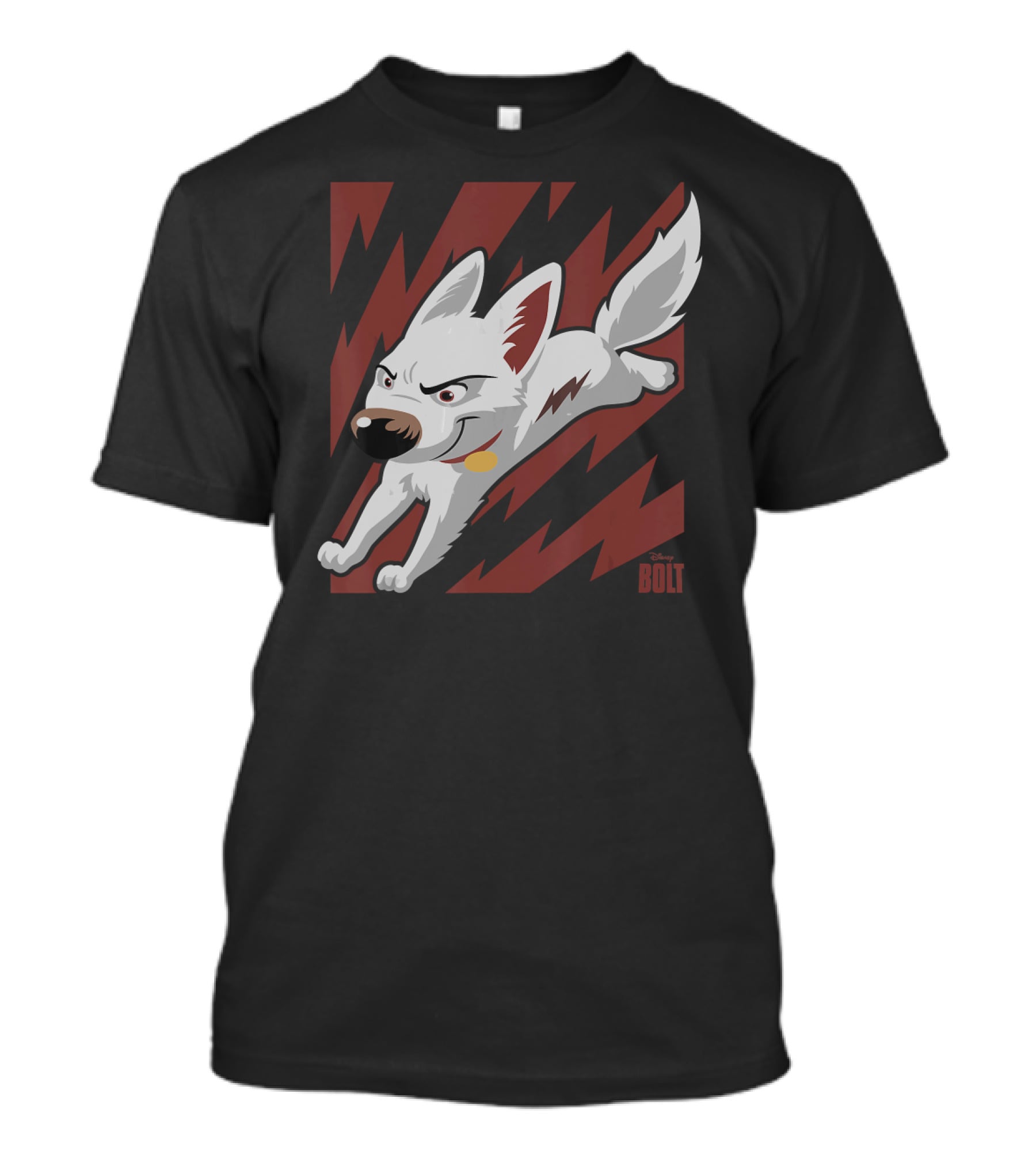 Disney Bolt The Super Dog Lightning Action Adventure T-Shirt