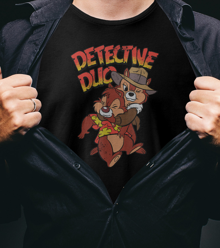 Detective Duo Disney Chip N' Dale Rescue Rangers T-Shirt