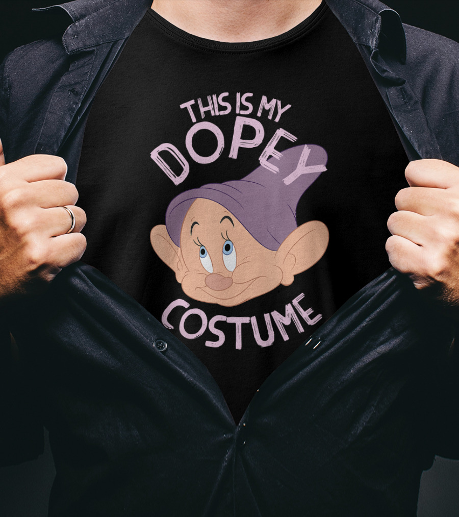 Snow White Disney This Is My Dopey Costume T-Shirt