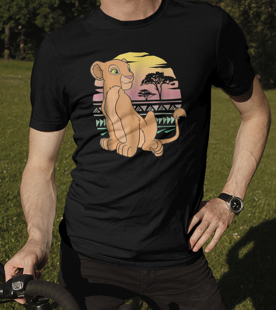 Disney The Lion King Nala 90s Sunset Scene T-Shirt