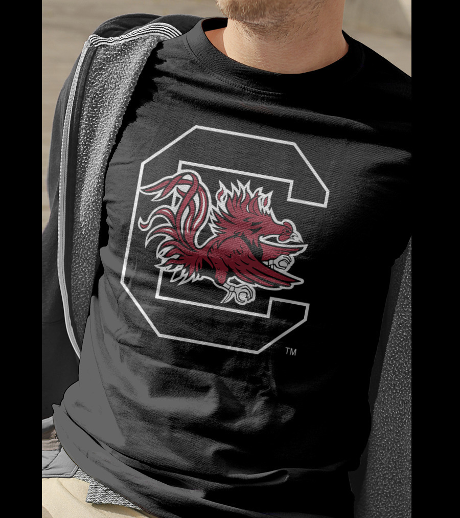 University Of South Carolina Gamecocks NCAA Logo C Emblem T-Shirt