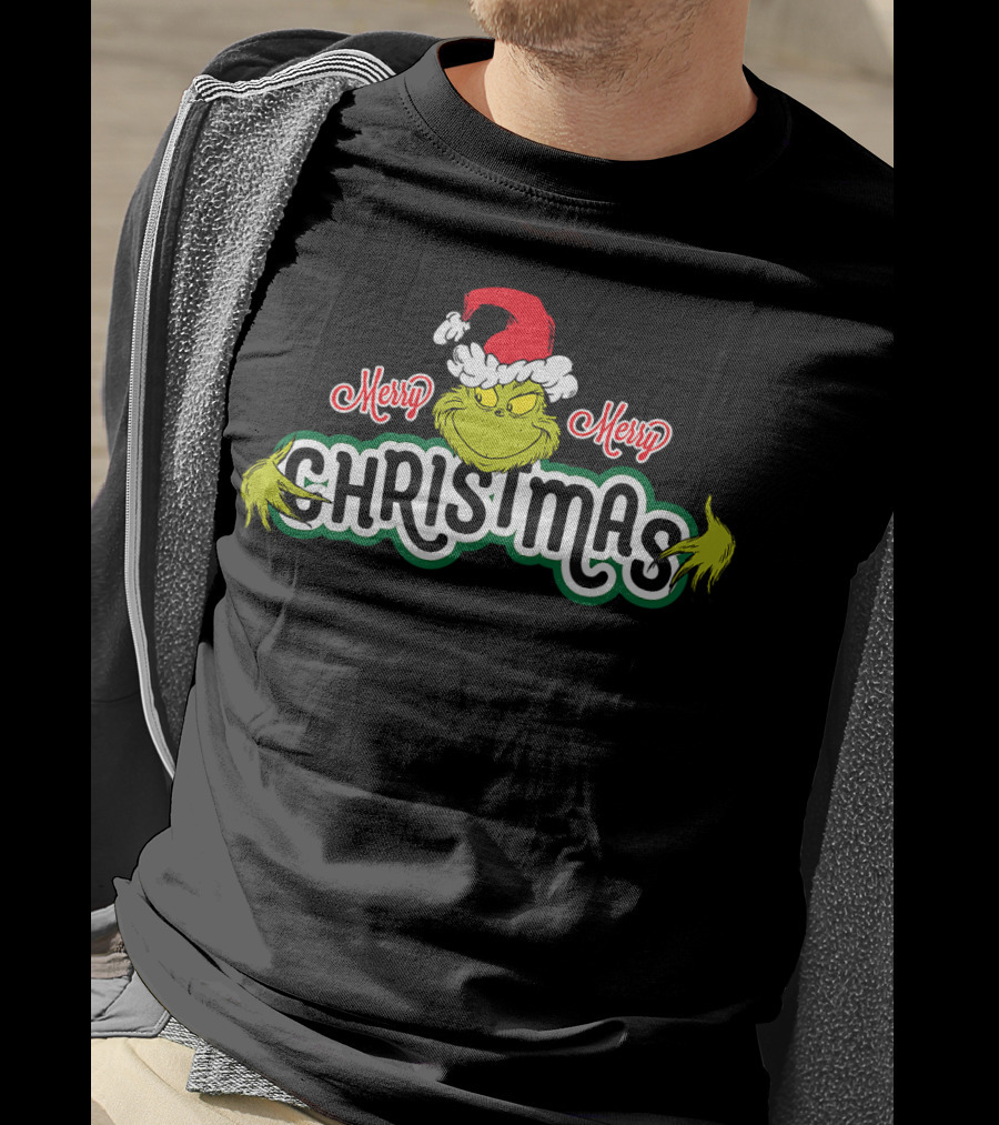 Merry Merry Grinch Christmas T-Shirt