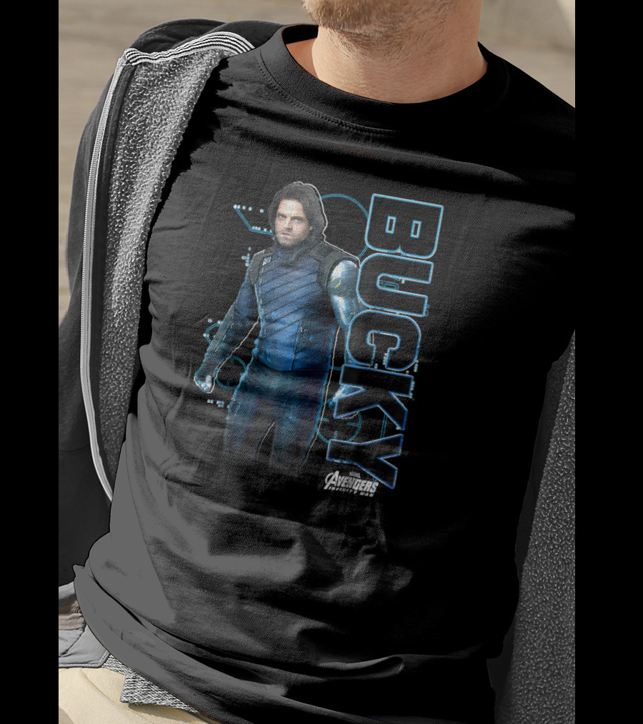 Bucky Avengers Infinity War Tech Marvel T-Shirt