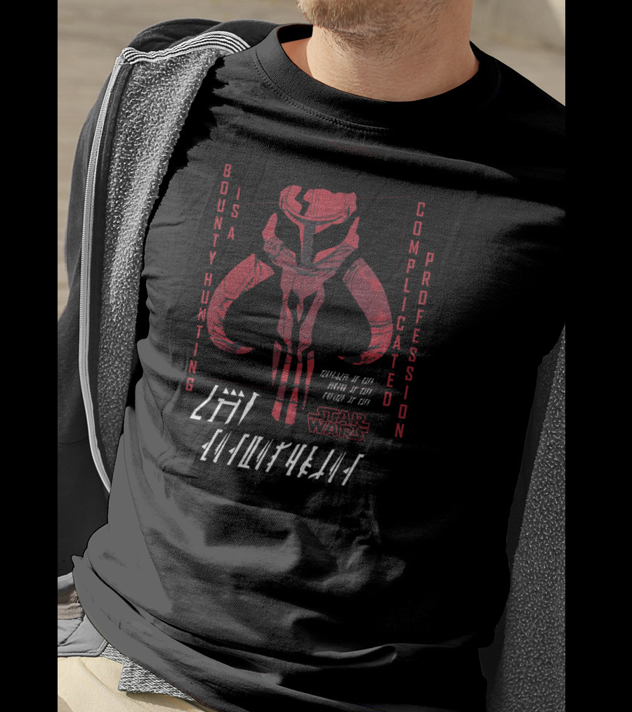 Bounty Hunting Is A Complicated Profession Star Wars The Mandalorian Mythosaur T-Shirt
