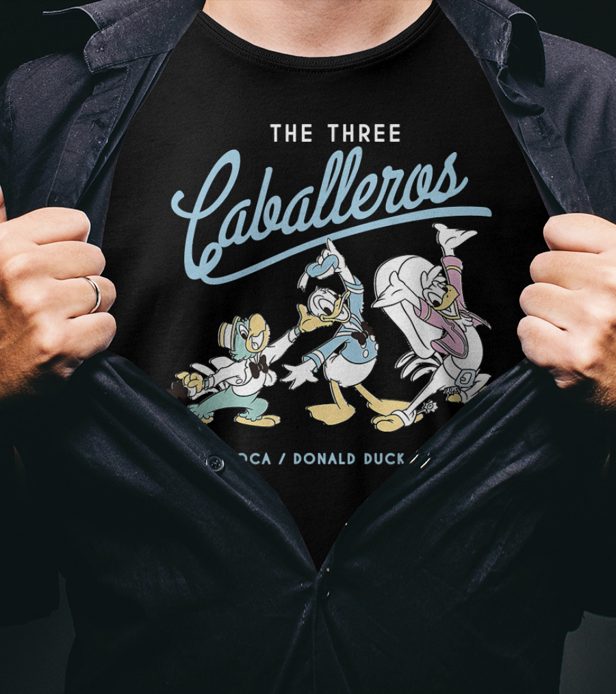 The Three Caballeros José Carioca Donald Duck Panchito T-Shirt