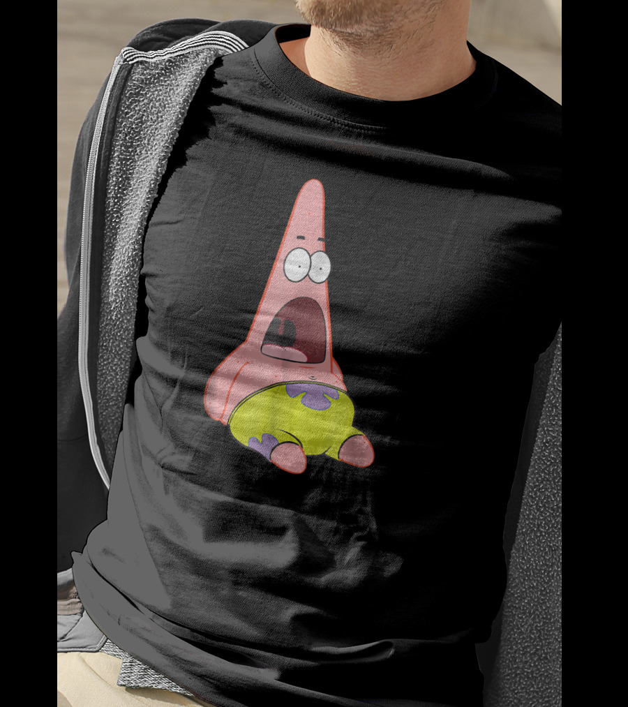 SpongeBob SquarePants Patrick Star Surprise Reaction T-Shirt