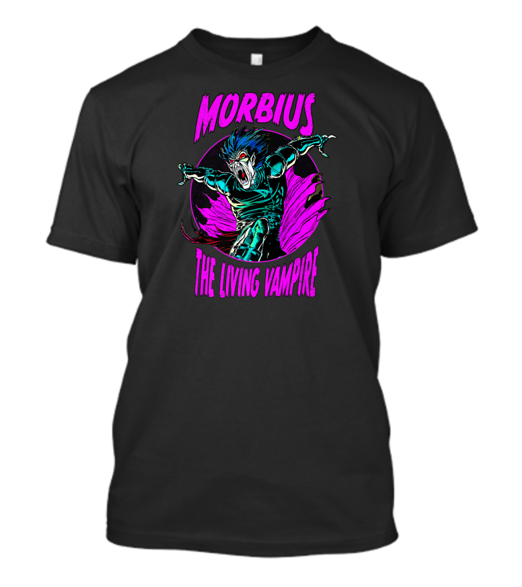 Marvel Morbius The Living Vampire Morbius Purple Hue T-Shirt