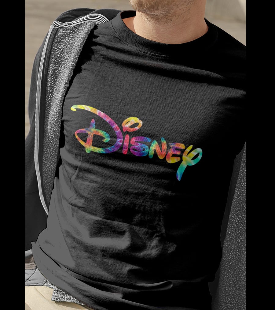 Disney Colorful Rainbow Tie Dye T-Shirt