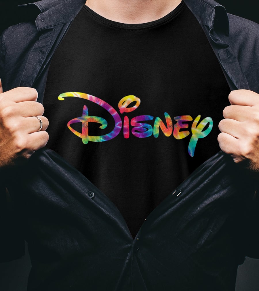 Disney Colorful Rainbow Tie Dye T-Shirt