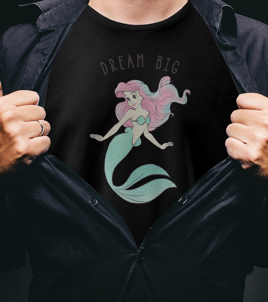 Disney The Little Mermaid Ariel Dream Big Mermaid T-Shirt