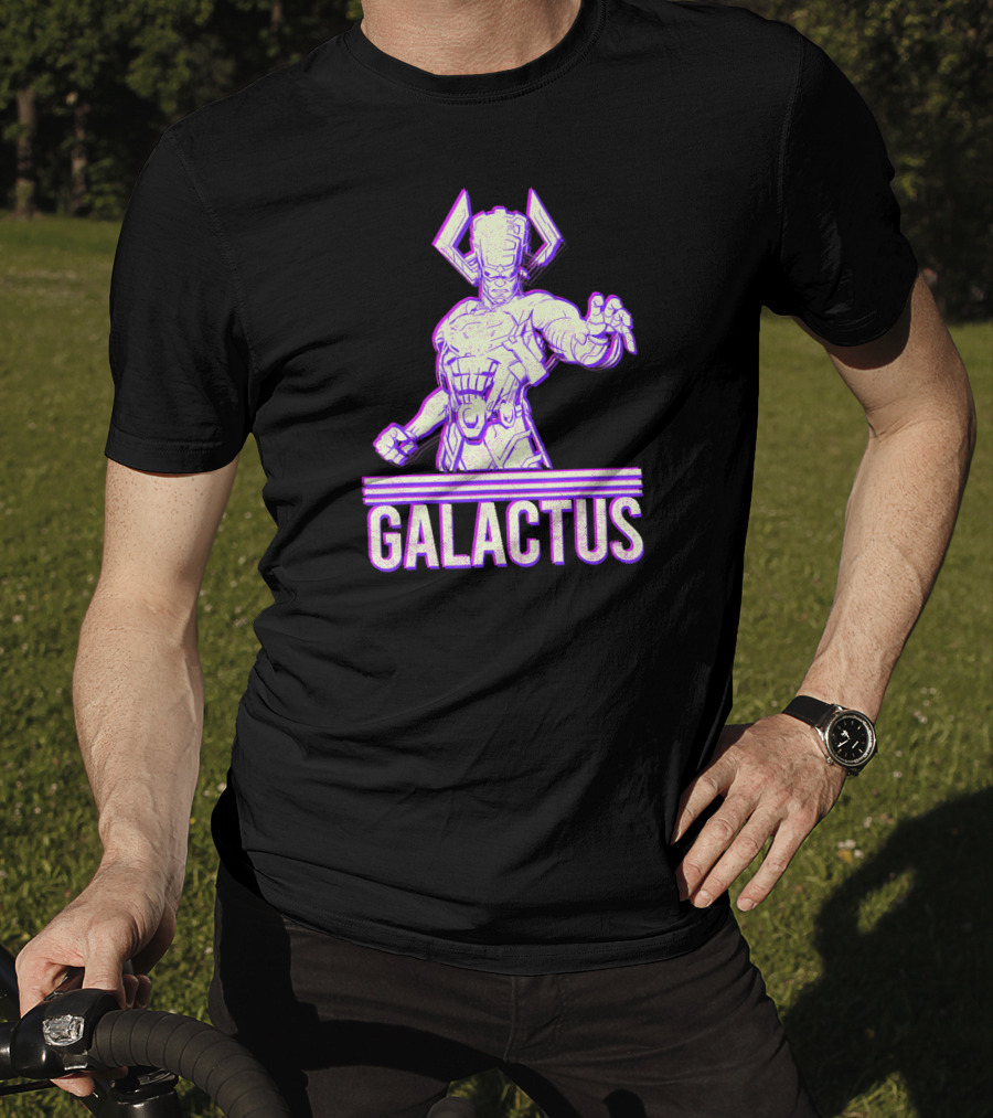 Marvel Galactus 3D Purple Cosmic Entity T-Shirt