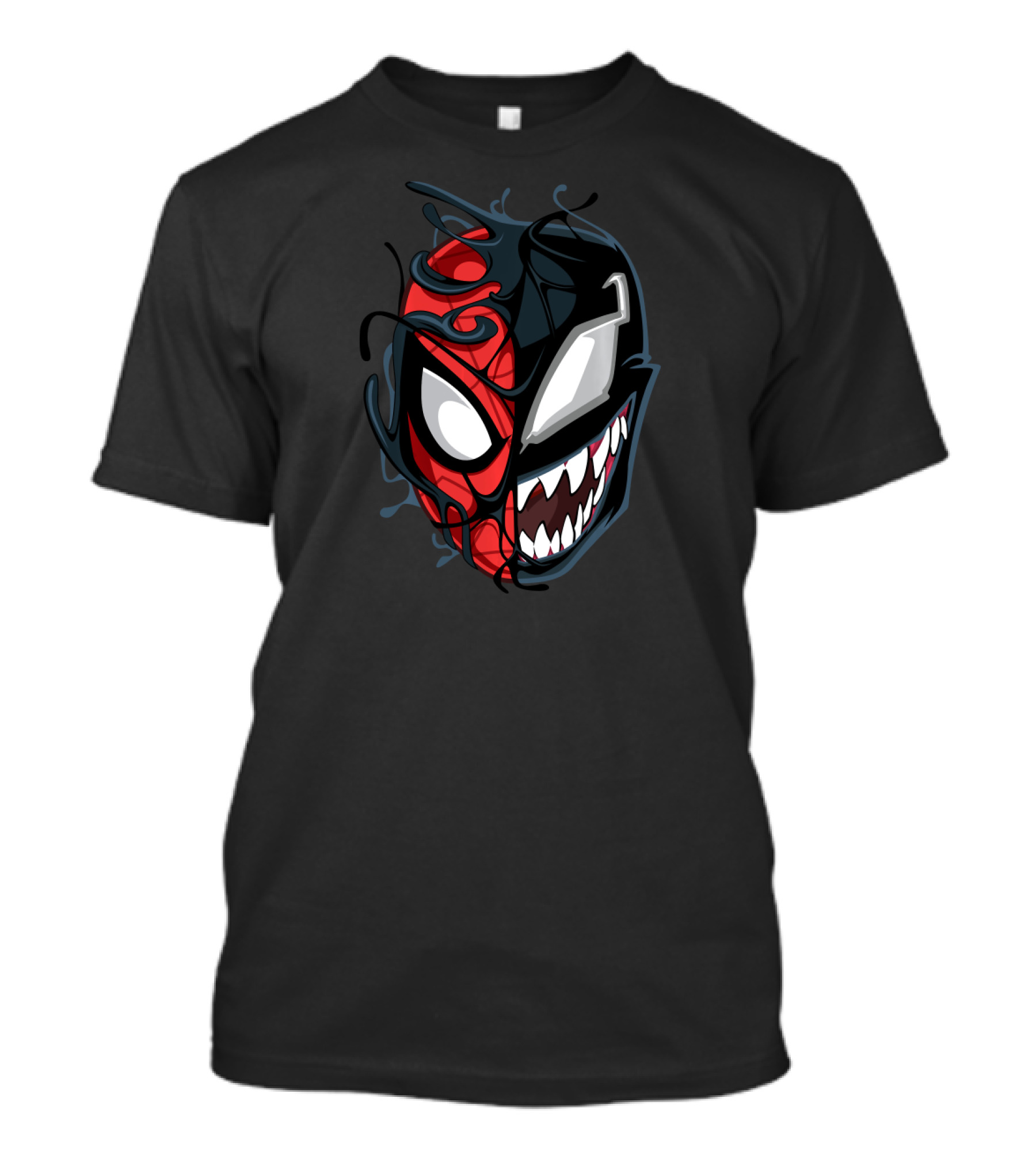 Marvel Spider Man Venom Split Face Symbiote T-Shirt