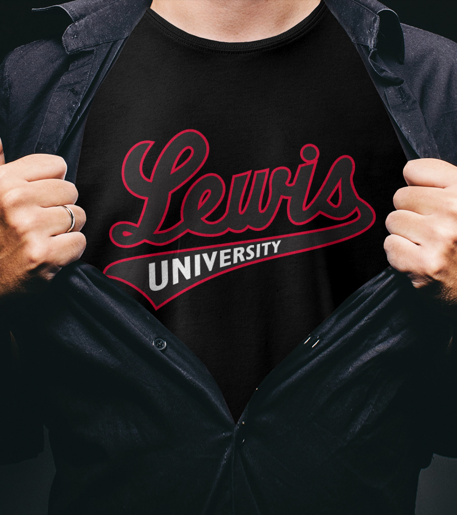 NCAA Lewis University Flyers Script T-Shirt