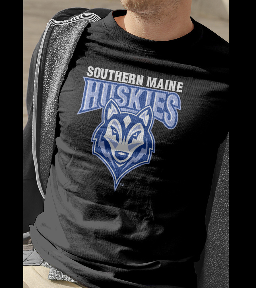 Southern Maine Huskies Logo NCAA University T-Shirt