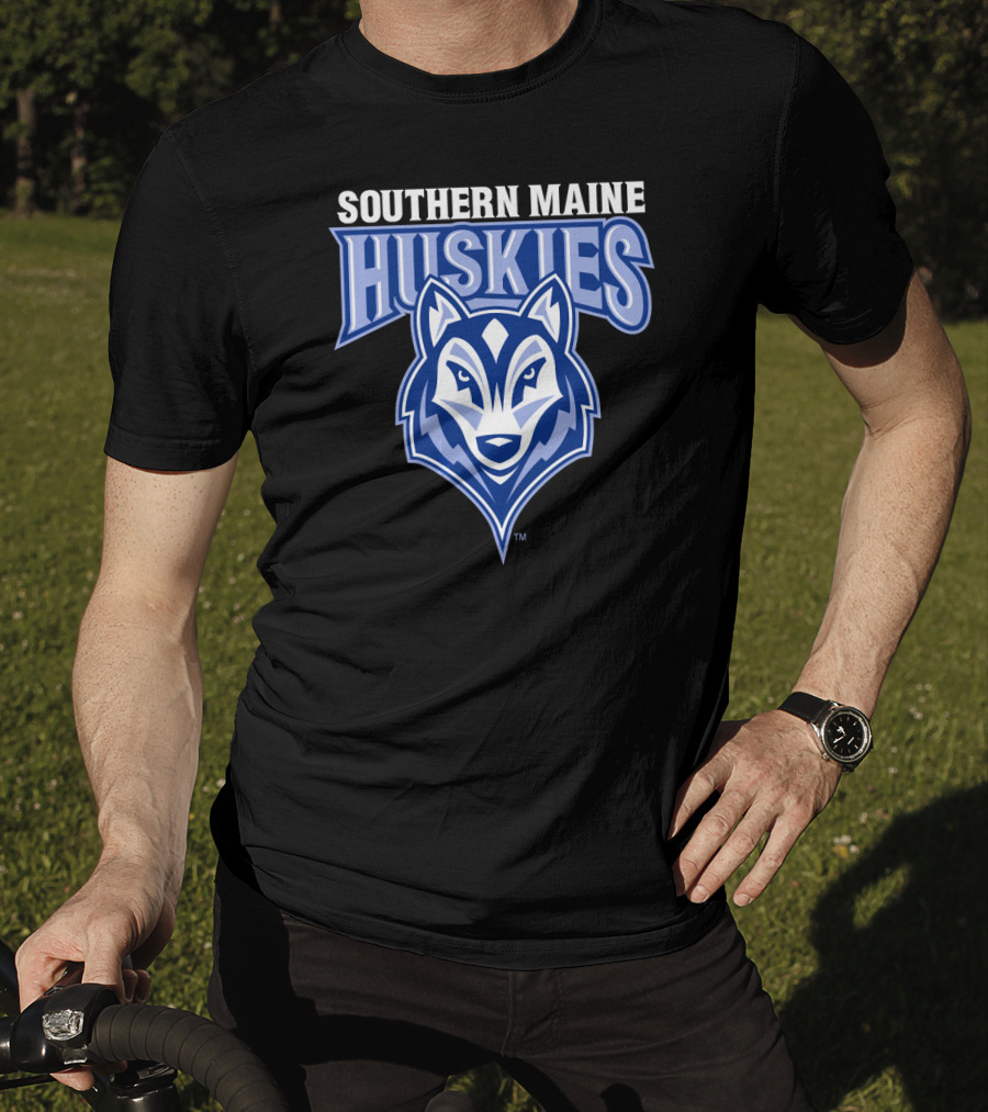 Southern Maine Huskies Logo NCAA University T-Shirt