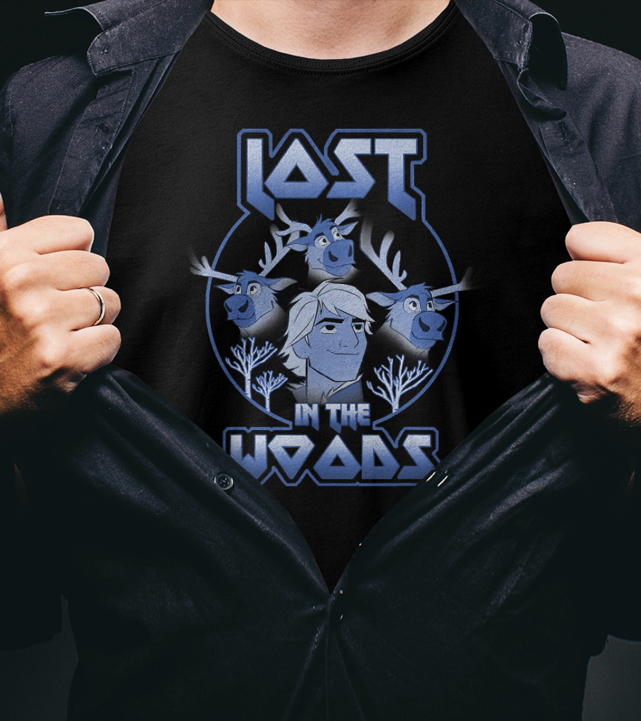 Lost In The Woods Disney Frozen 2 Kristoff Sven T-Shirt