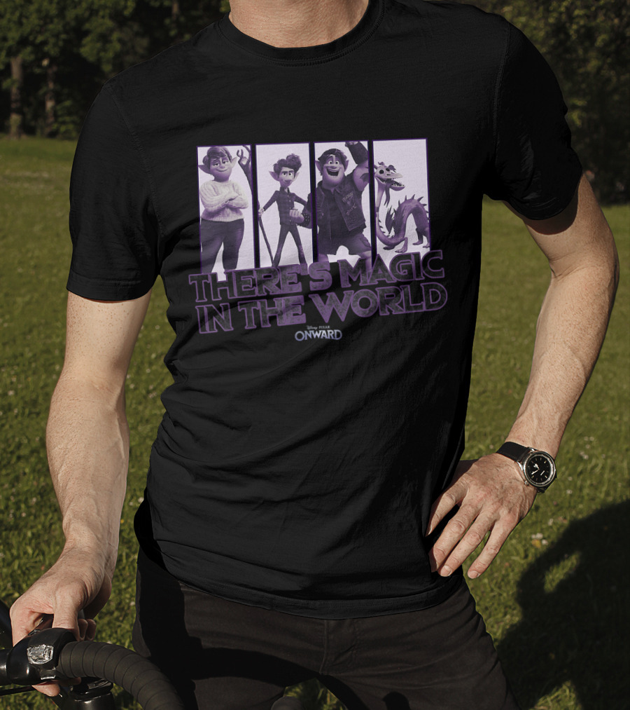 Disney Pixar Onward Characters There's Magic In The World T-Shirt
