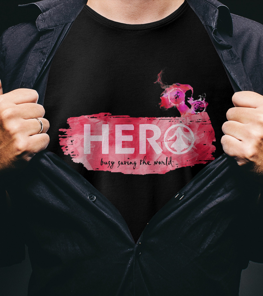 Scarlet Witch Hero Busy Saving The World Marvel T-Shirt