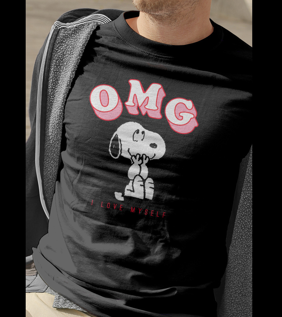 OMG Snoopy I Love Myself Peanuts Valentine T-Shirt