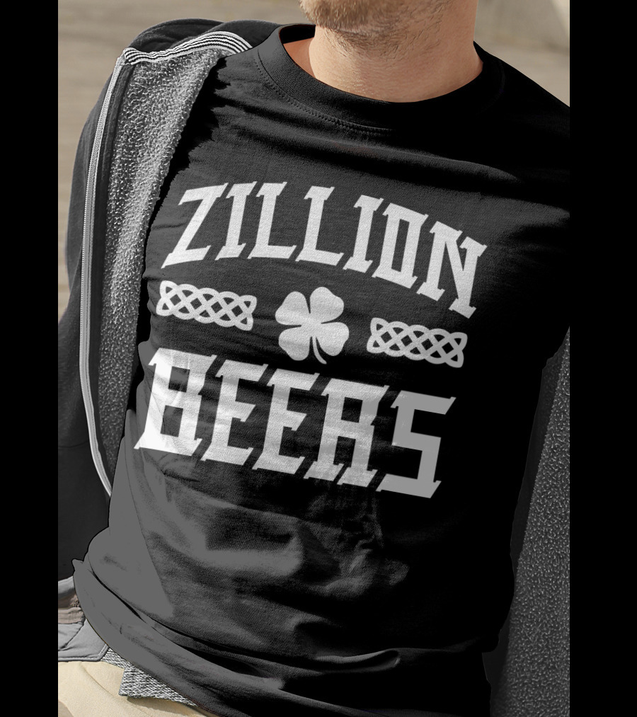 Zillion Beers St Patrick's Day Clover Celtic Knot T-Shirt