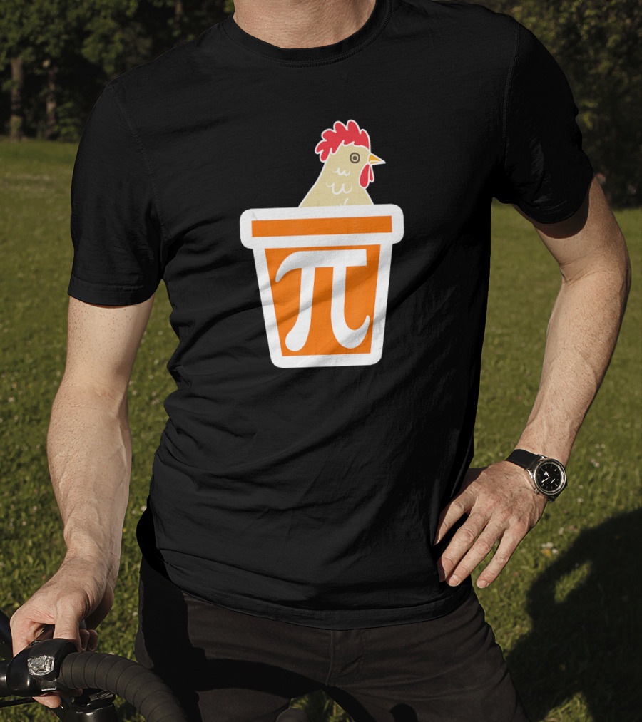 Chicken In Pi Symbol Bucket T-Shirt