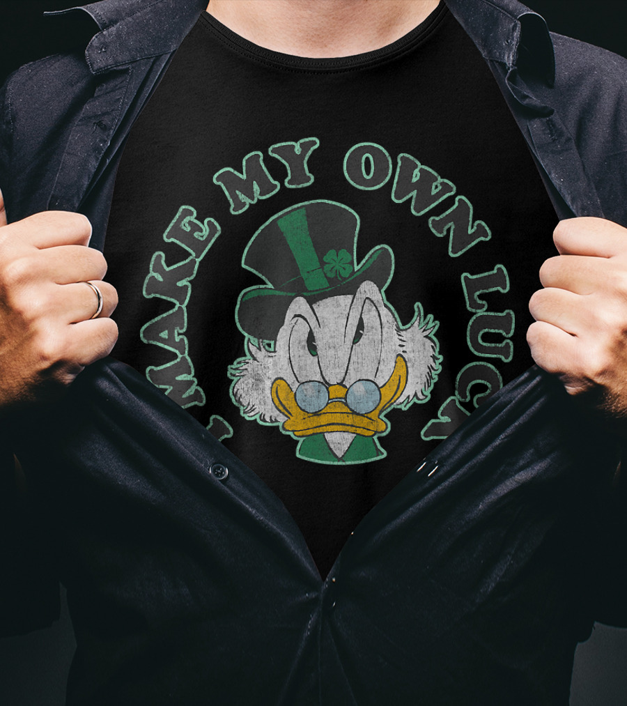 Disney Scrooge McDuck I Make My Own Luck T-Shirt