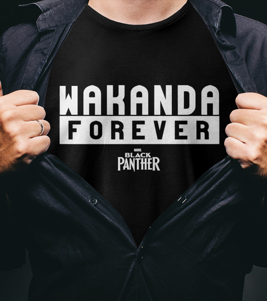 WAKANDA FOREVER Marvel Black Panther T-Shirt
