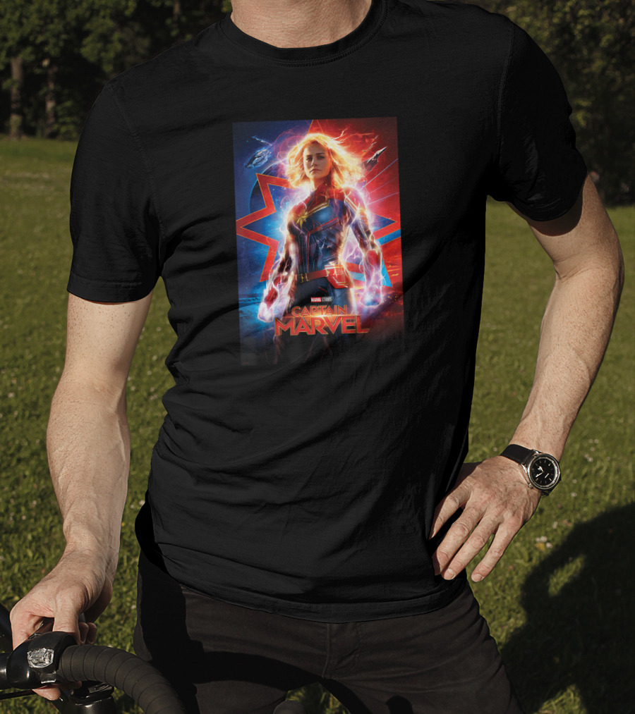 Captain Marvel Marvel Studios Suited Up Heroic Stance T-Shirt