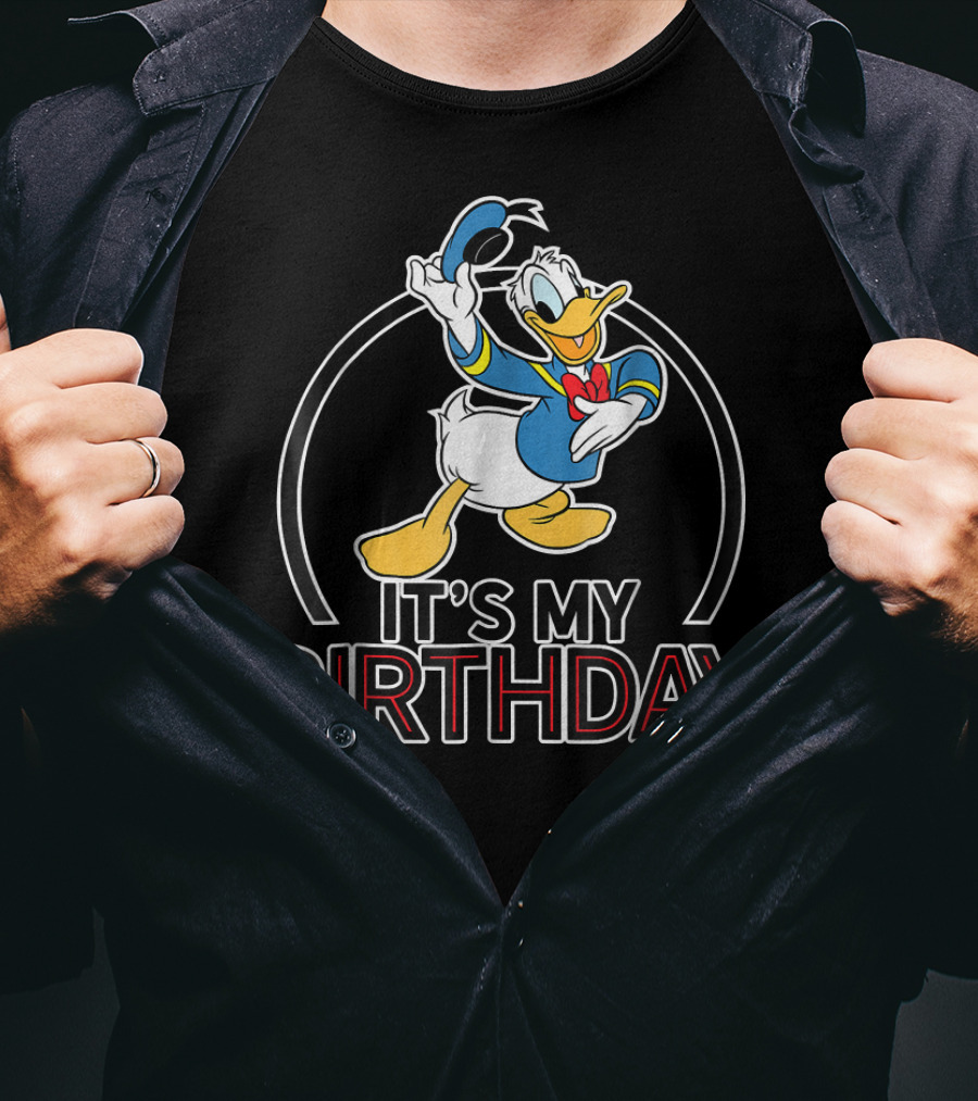 Donald Duck It's My Birthday T-Shirt