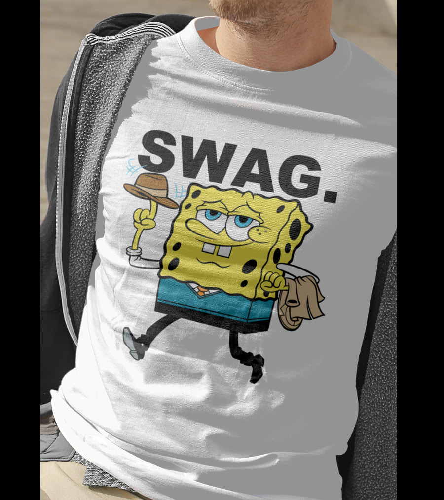SpongeBob SquarePants Swag Fedora T-Shirt