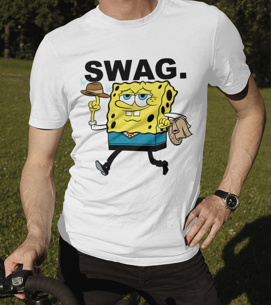 SpongeBob SquarePants Swag Fedora T-Shirt