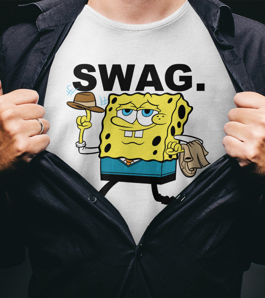 SpongeBob SquarePants Swag Fedora T-Shirt
