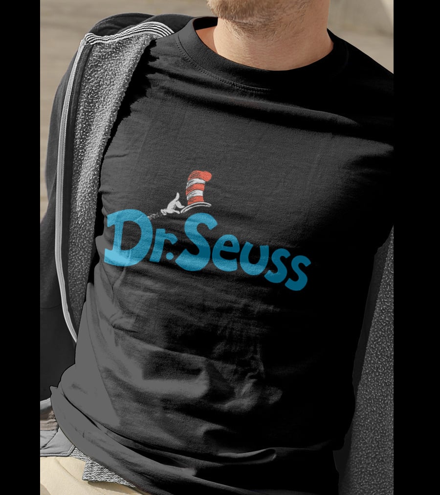 Dr. Seuss Iconic Hat And Logo Recognition T-Shirt