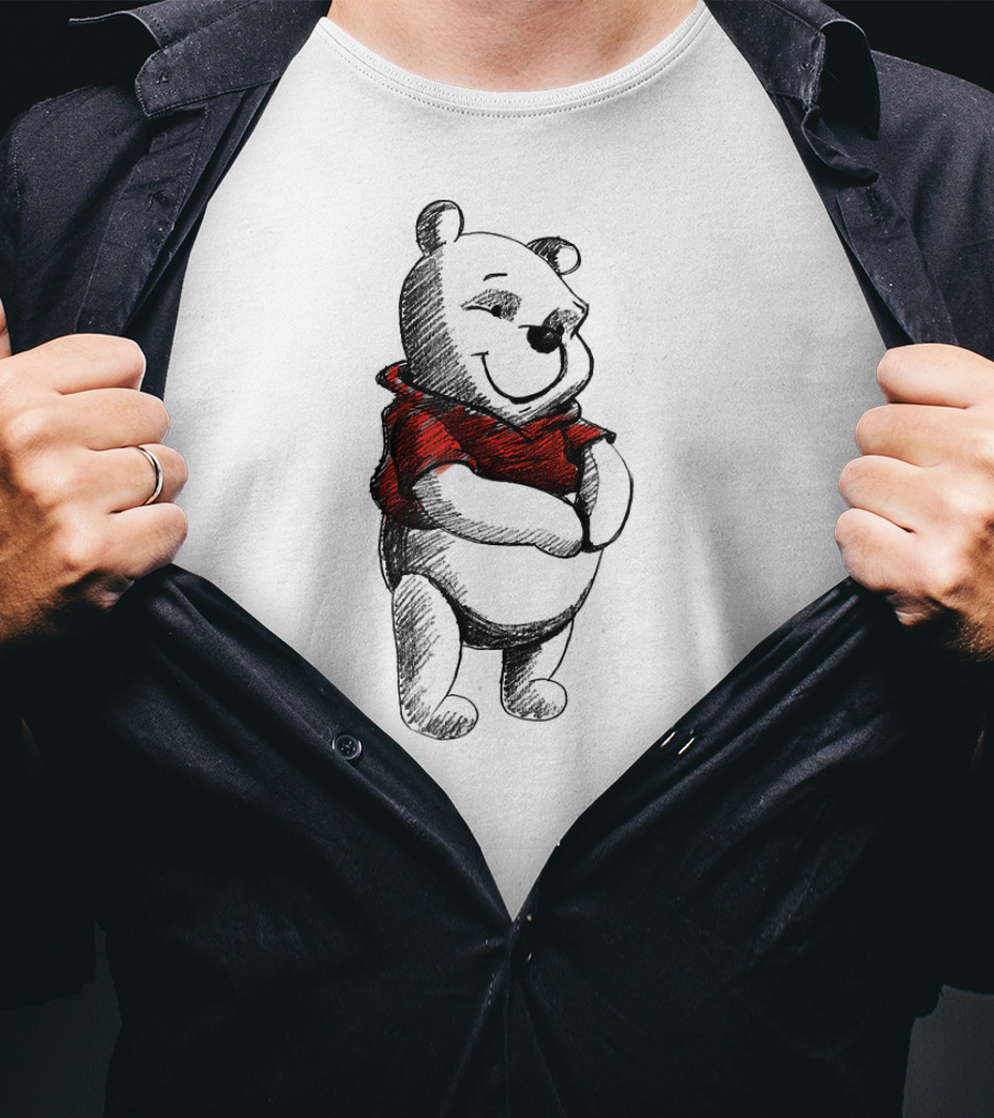 Winnie The Pooh Disney Sketch Character T-Shirt