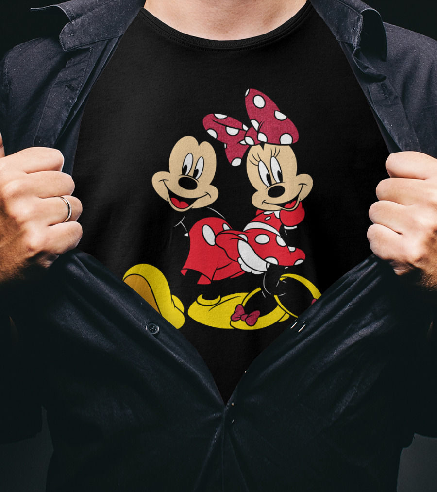 Disney Mickey And Minnie Mouse Classic Pose T-Shirt