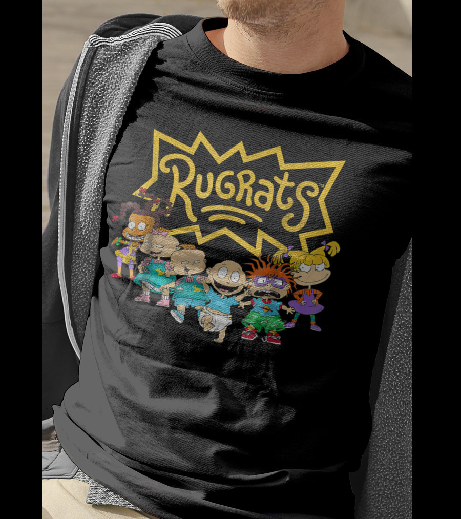 Rugrats Nickelodeon Character Lineup Group Image T-Shirt